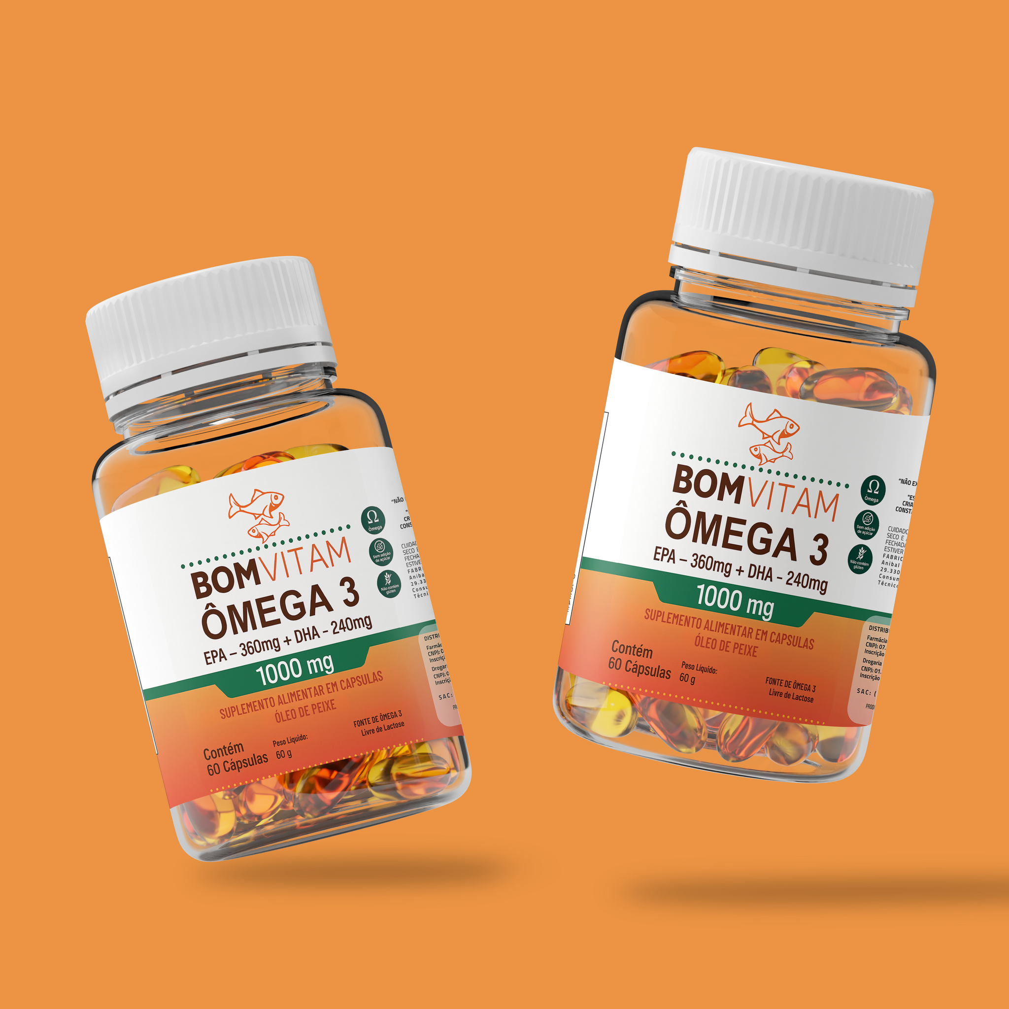 BOMVITAM OMEGA 3 1000MG 60 CÁPSULAS