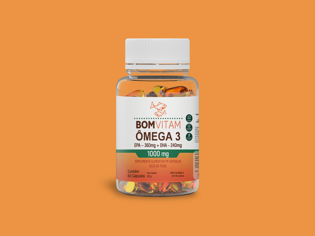 BOMVITAM ÔMEGA 3 1000MG 60CPS