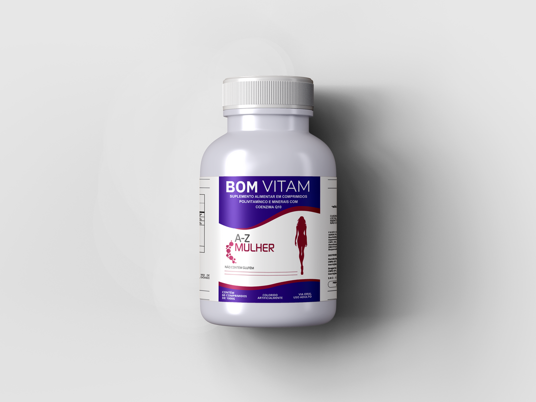 BOMVITAM MULTIVITAMINICO A -Z MULHER 60 COMPRIMIDOS